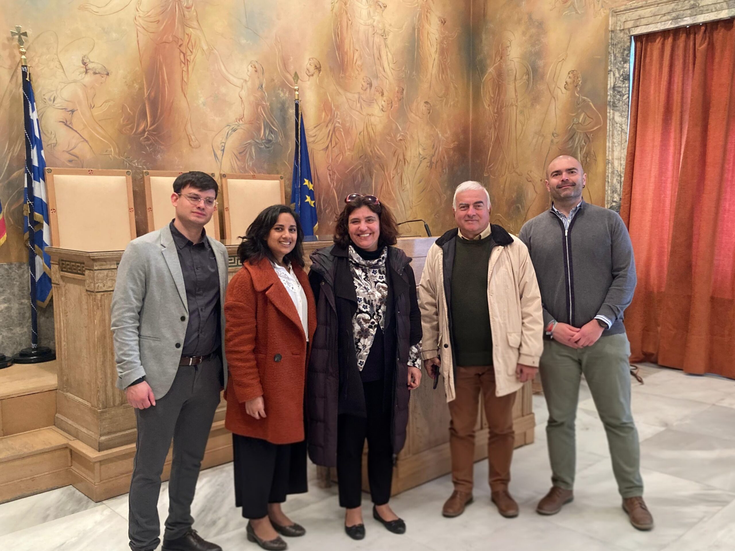 Primera visita oficial a Atenas tras el hermanamiento NetZeroCities