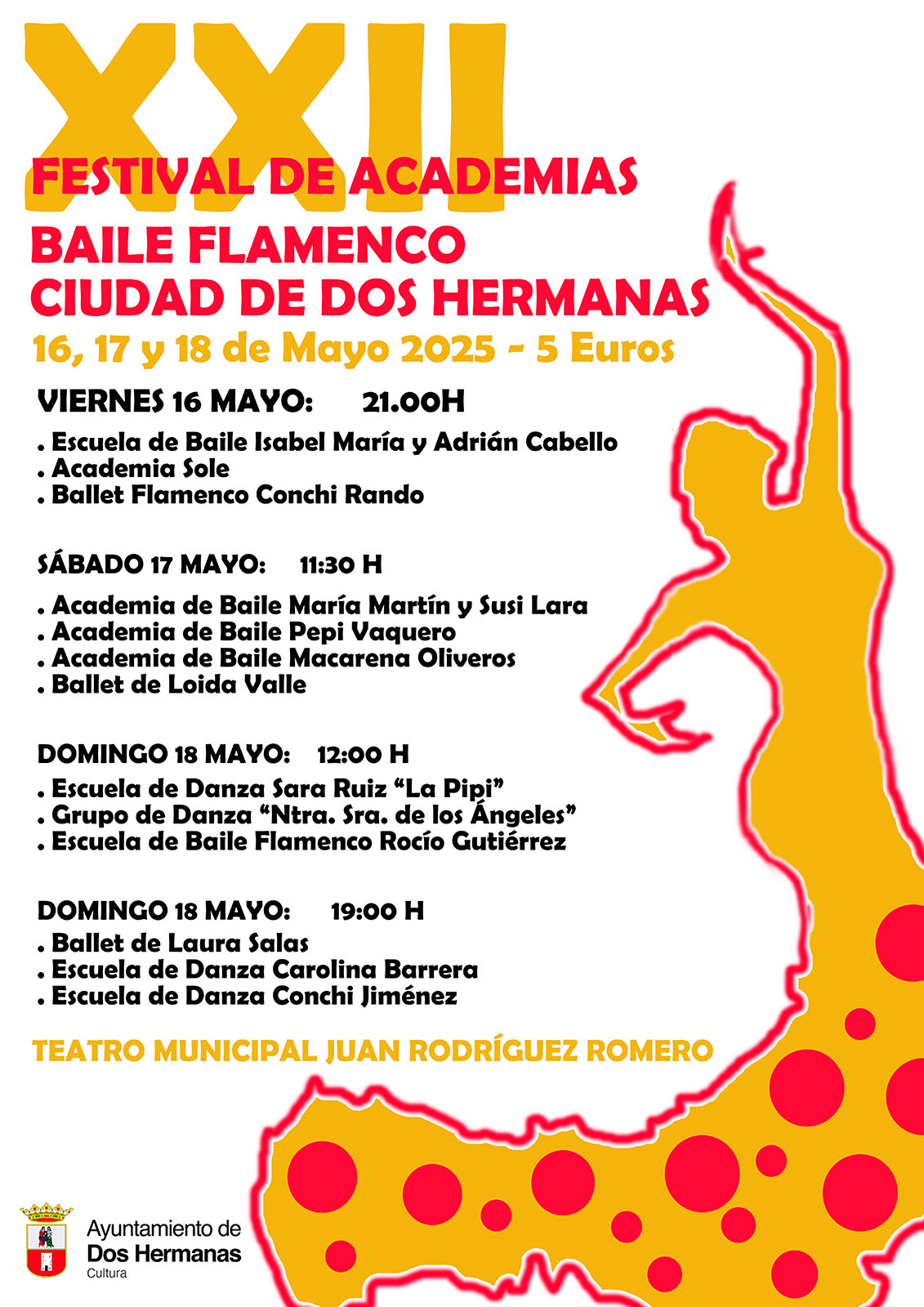 El XXII Festival de Academias de Baile Flamenco llega al teatro
