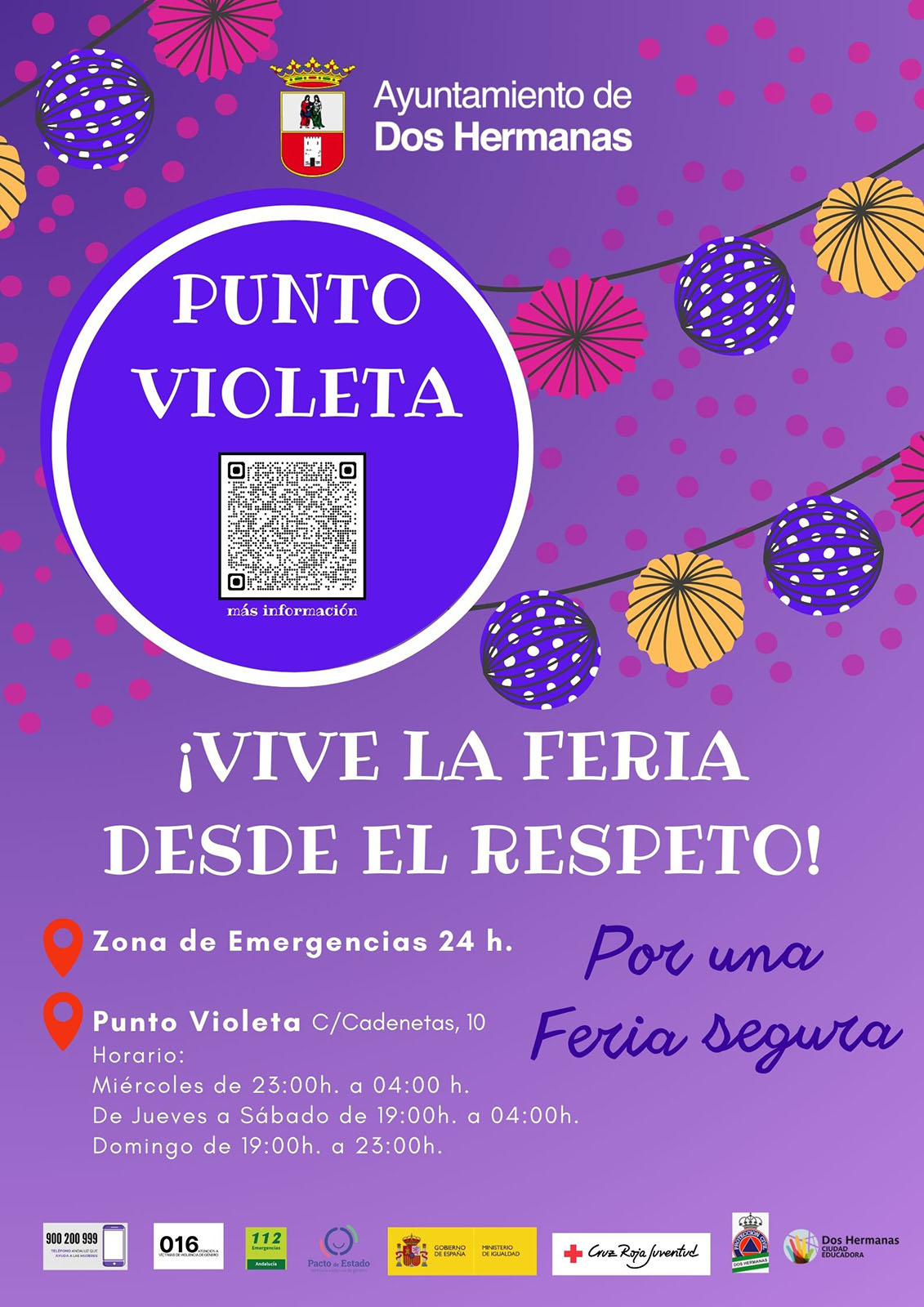 El Punto Violeta vuelve a la Feria de Dos Hermanas