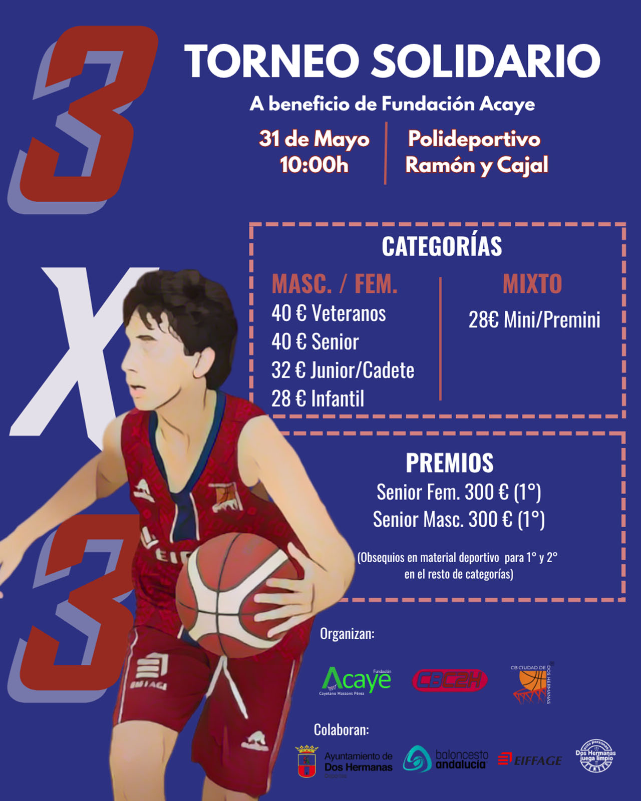 Torneo solidario 3×3 de baloncesto a beneficio de Acaye