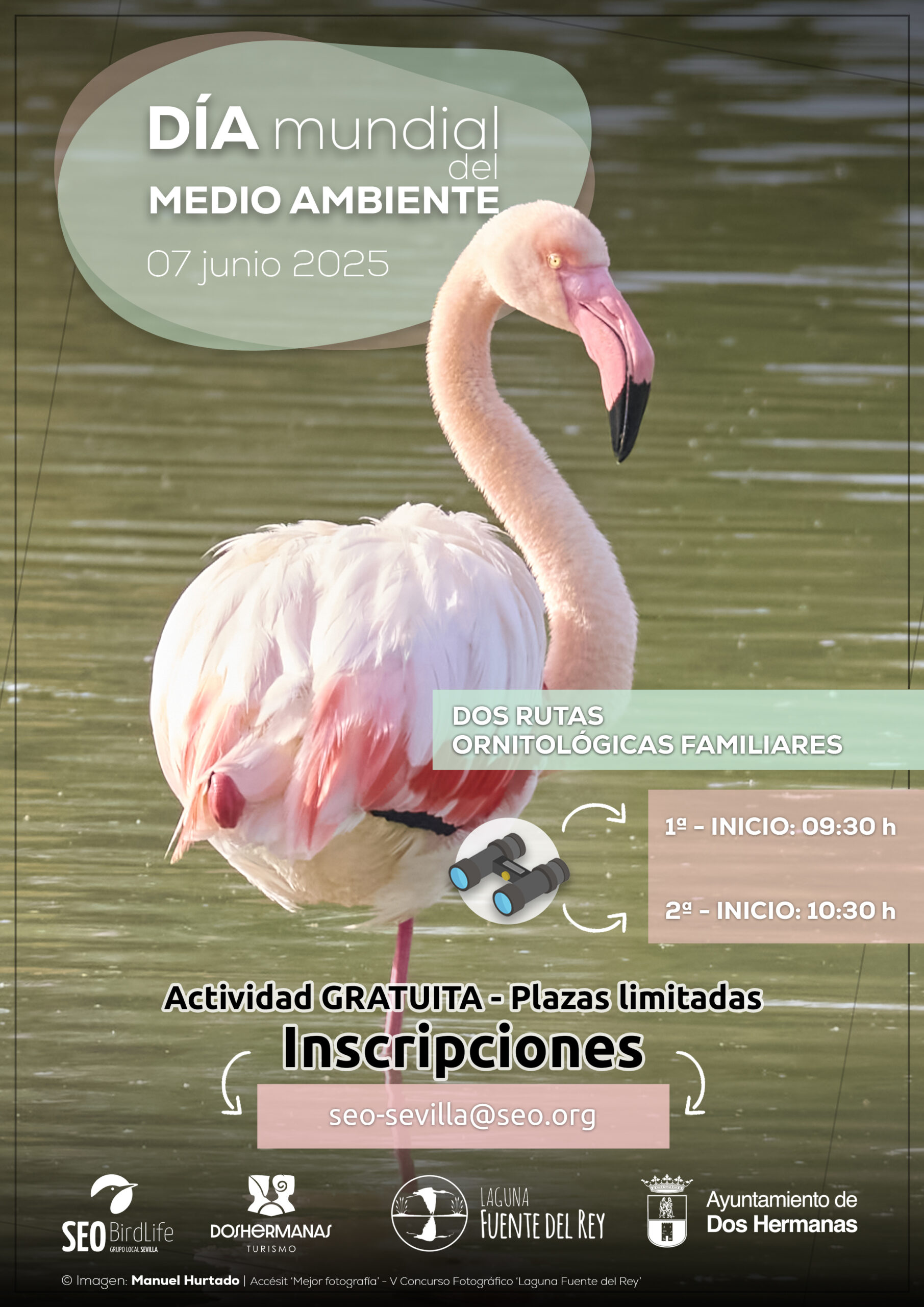 Día Mundial del Medio Ambiente con nuevas rutas ornitológicas