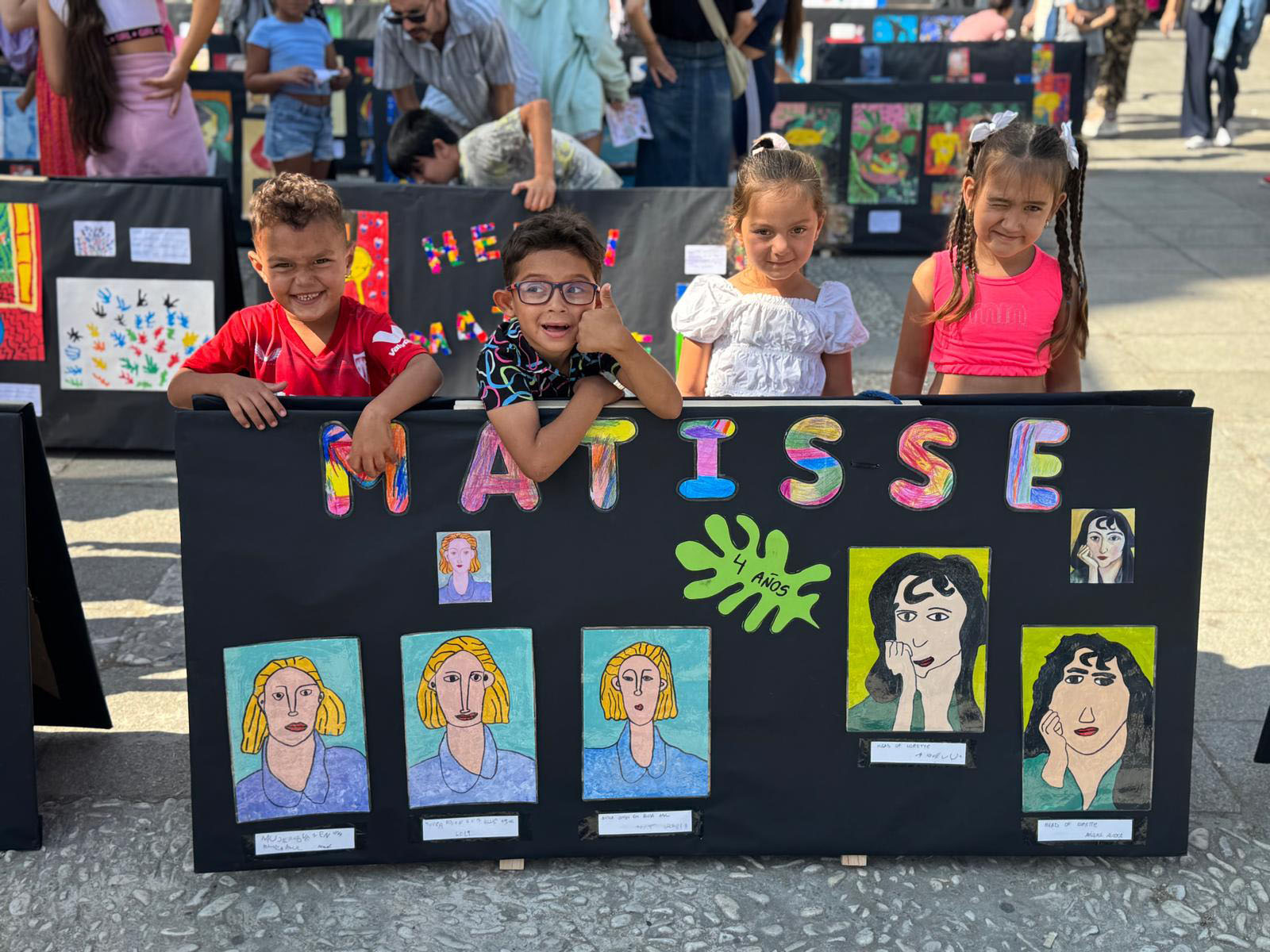 La pintura de Matisse interpretada por el alumnado del CEIP Ibarburu