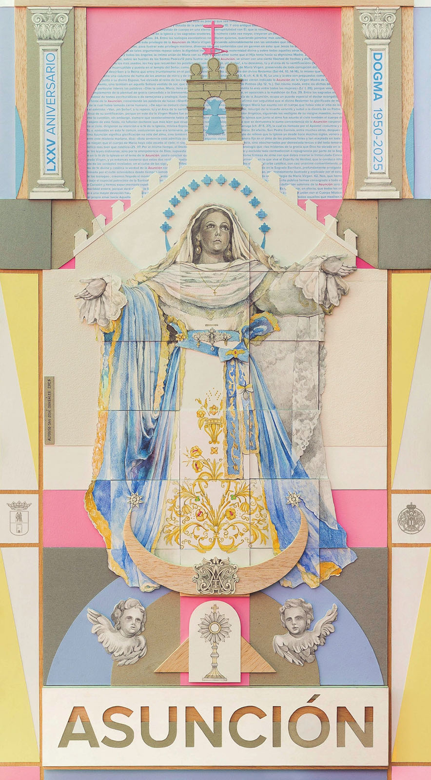 La procesión de la Virgen de la Asunción visitará Sta. Mª Magdalena