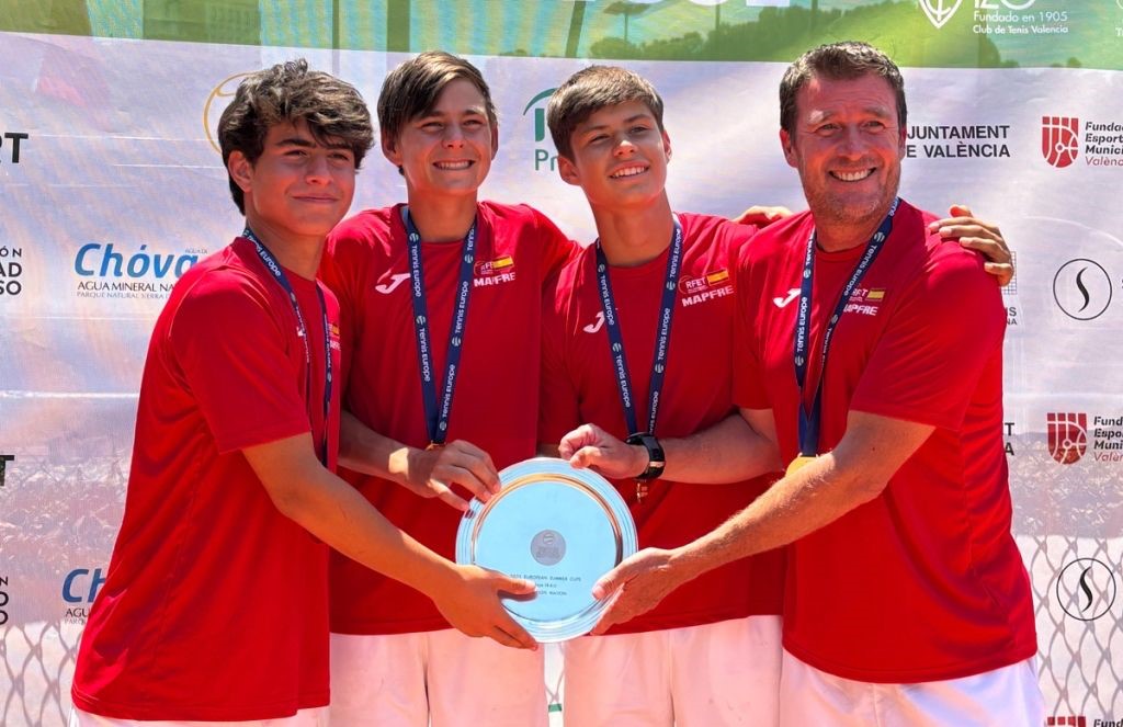 Sexto título europeo para Nicolás Pérez con la selección de tenis