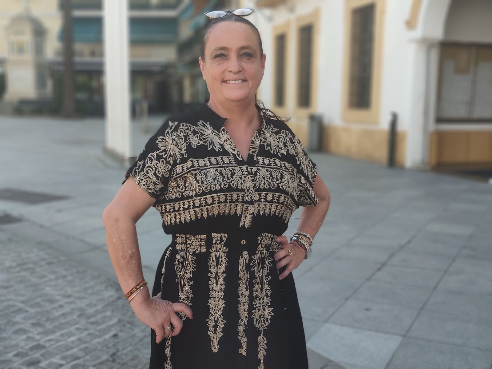 Regla Soto Armario, integrante del Grupo de Danzas