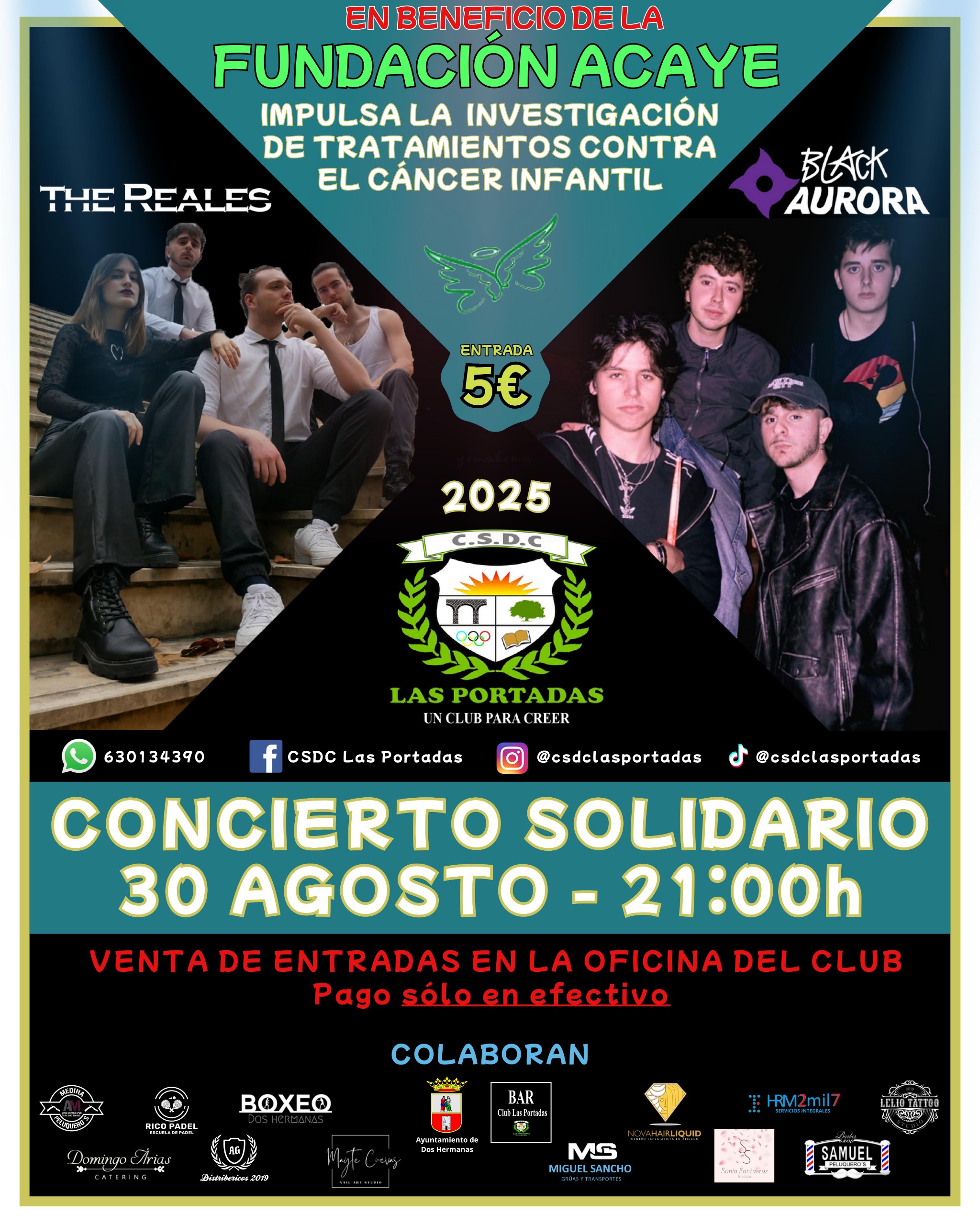 Concierto solidario a beneficio de Acaye en el Club Las Portadas