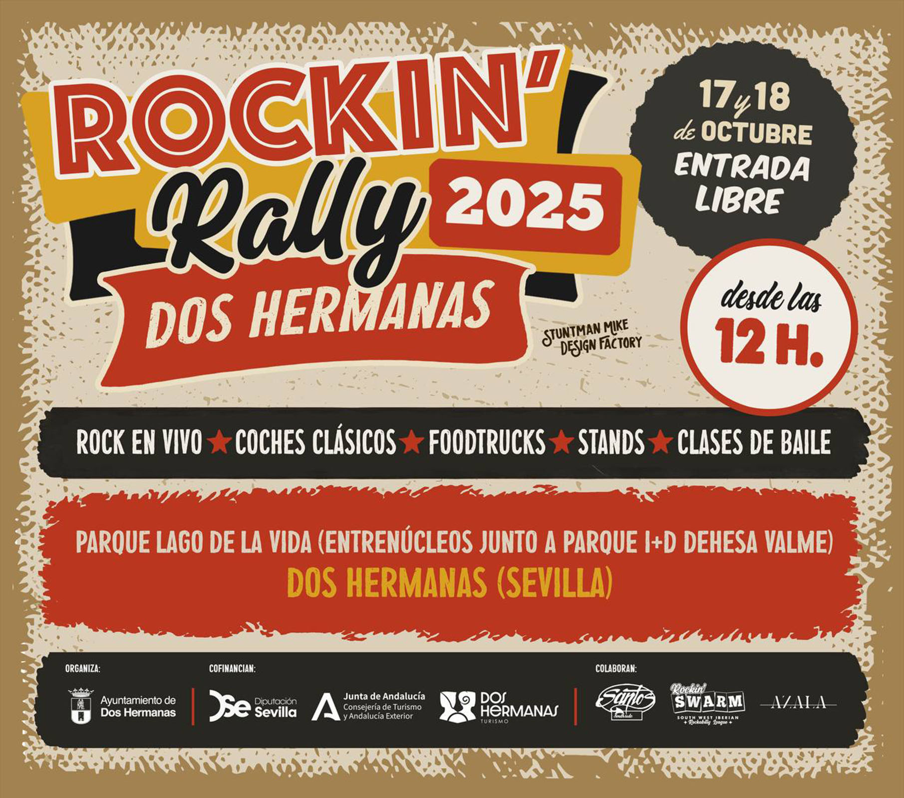 Rockin Rally Dos Hermanas aunará motor y música en Entrenúcleos