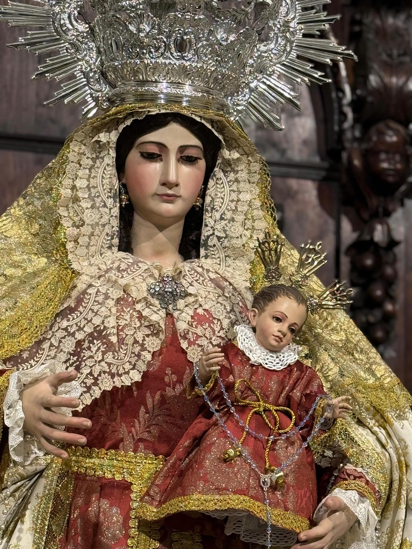 Los cultos a la Virgen del Rosario comienzan este domingo