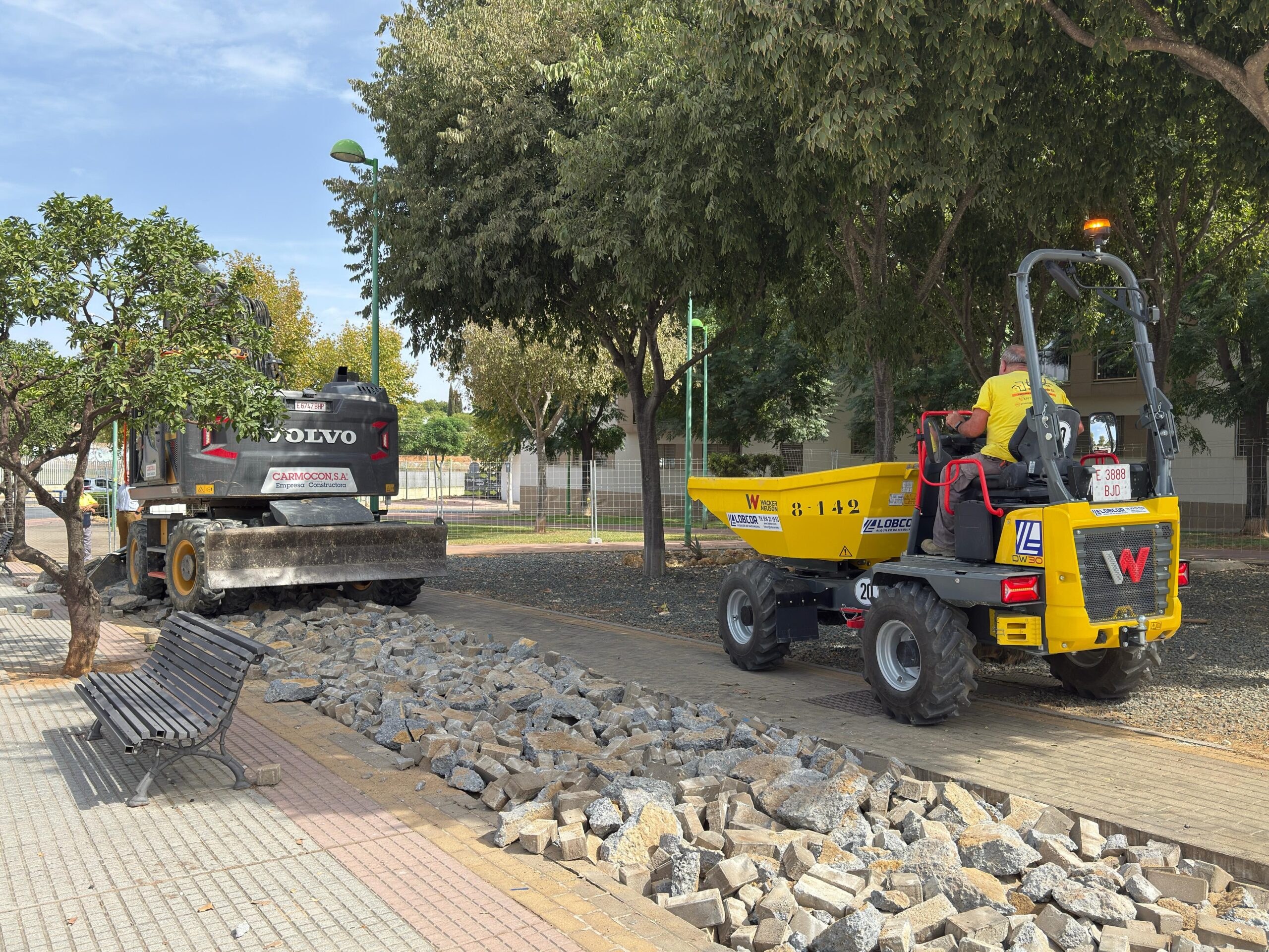 Renovación de redes en Managua, Bogotá y Parque Jorge Guillén