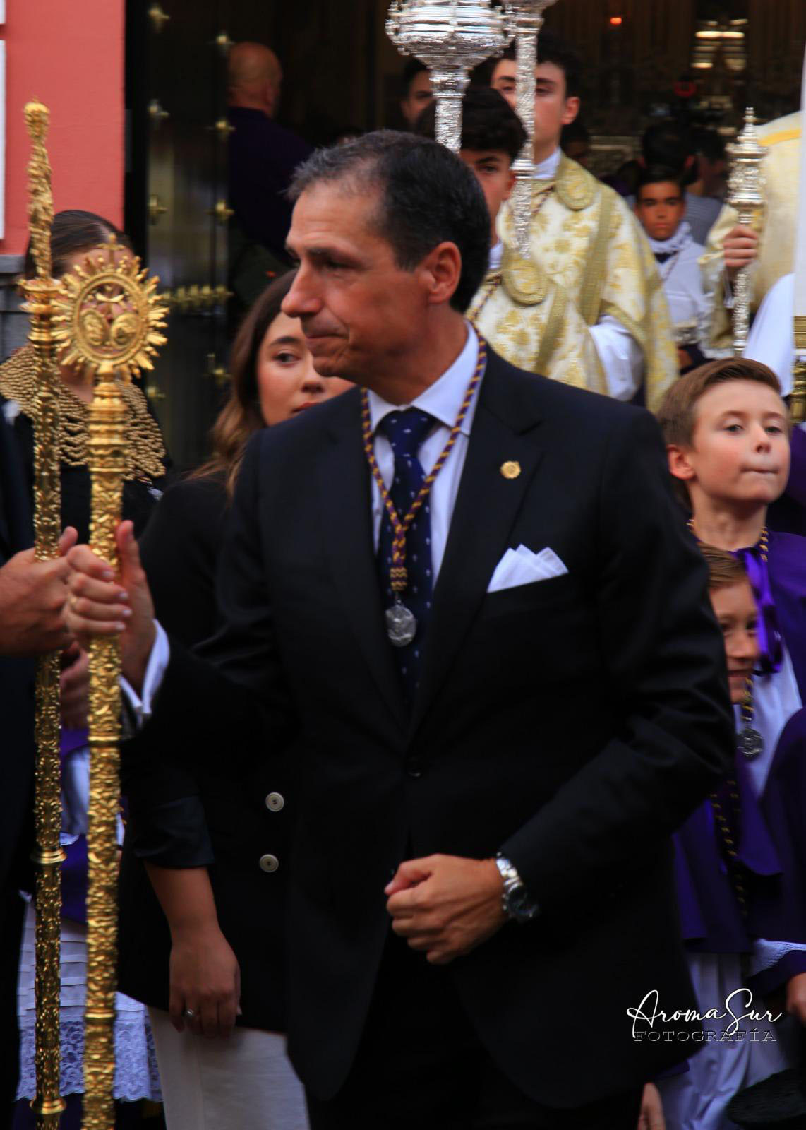 Julio Cruz Rivas es reelegido como hermano mayor de Gran Poder