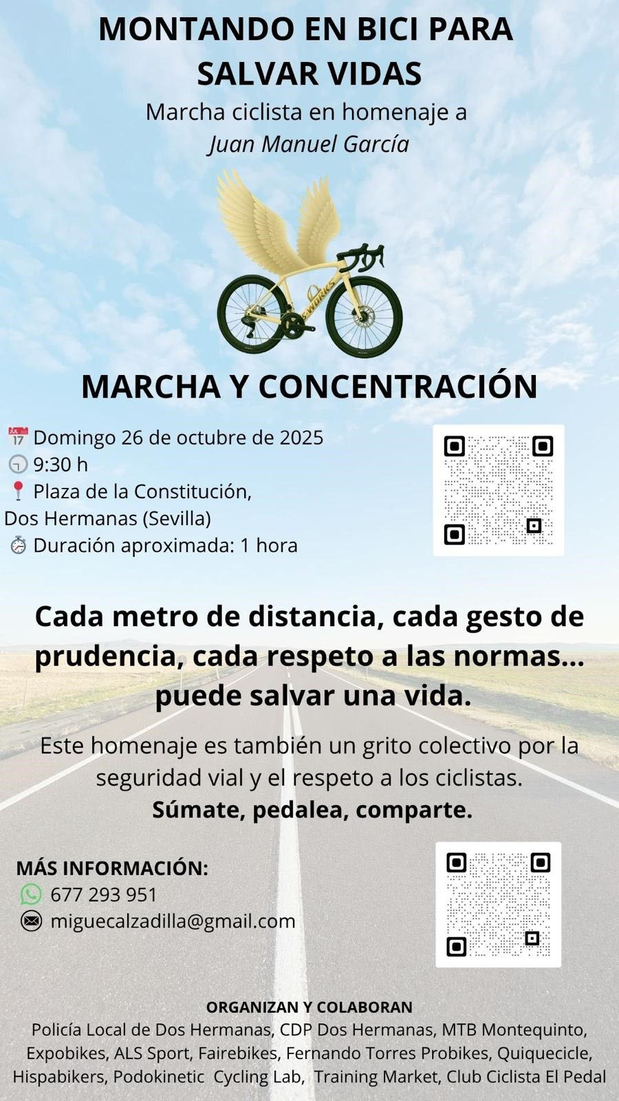 Marcha ciclista homenaje a Juan Manuel García