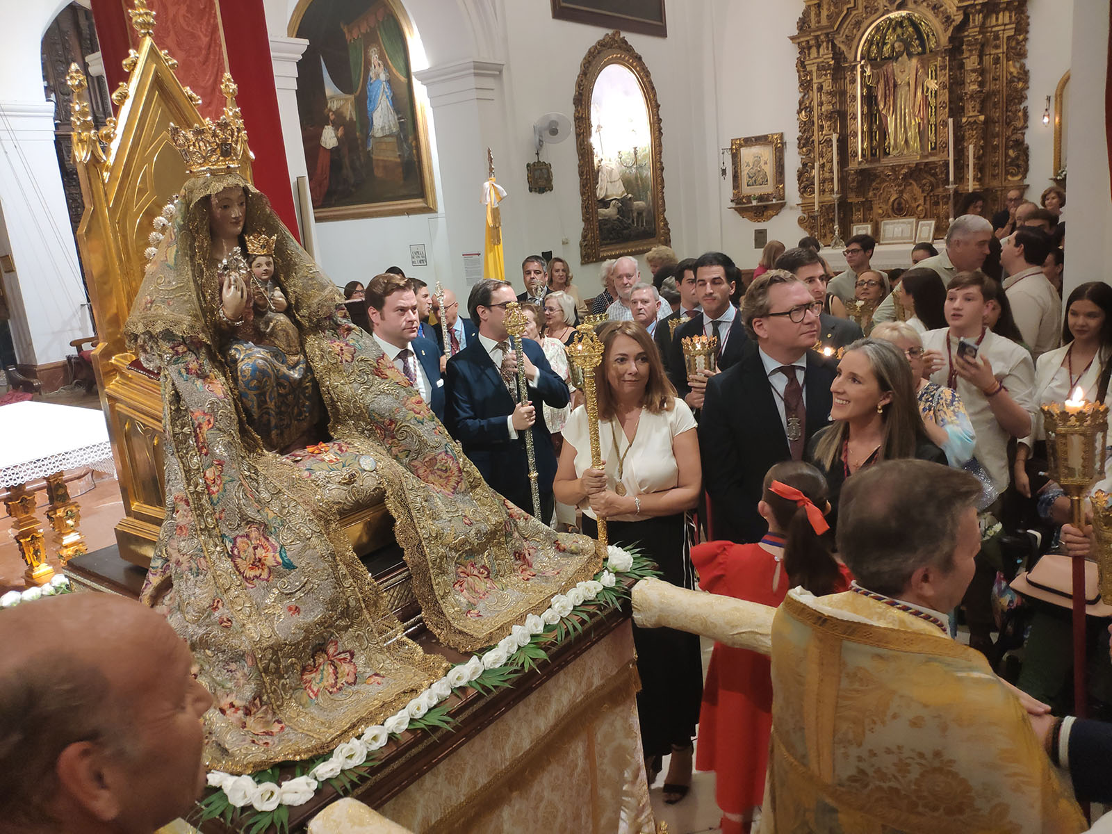 Los cultos en honor a Valme culminan con la veneración