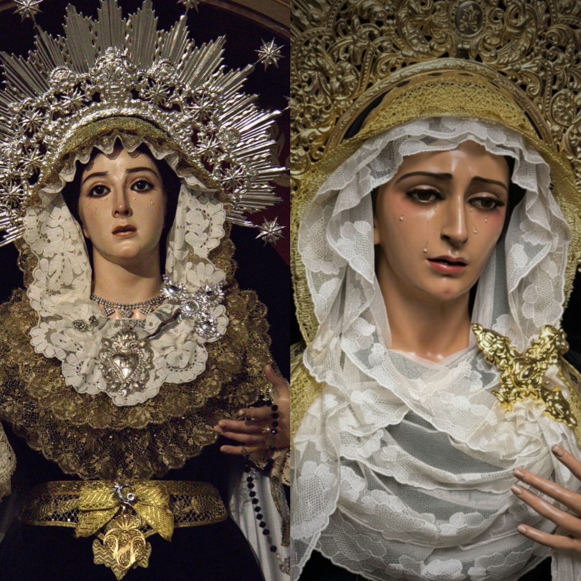 Besamanos marianos en Santa Cruz y Pasión