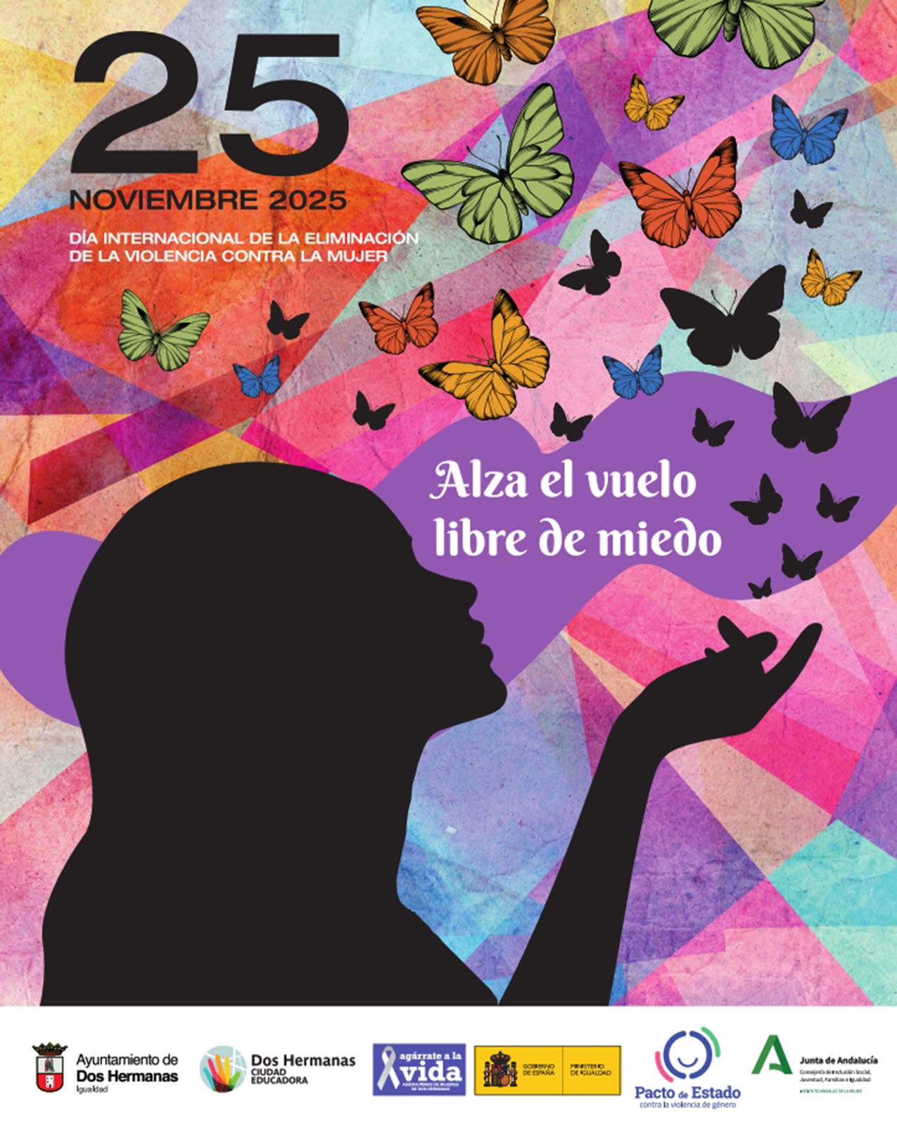 Alza el vuelo libre de miedo será el lema del 25-N