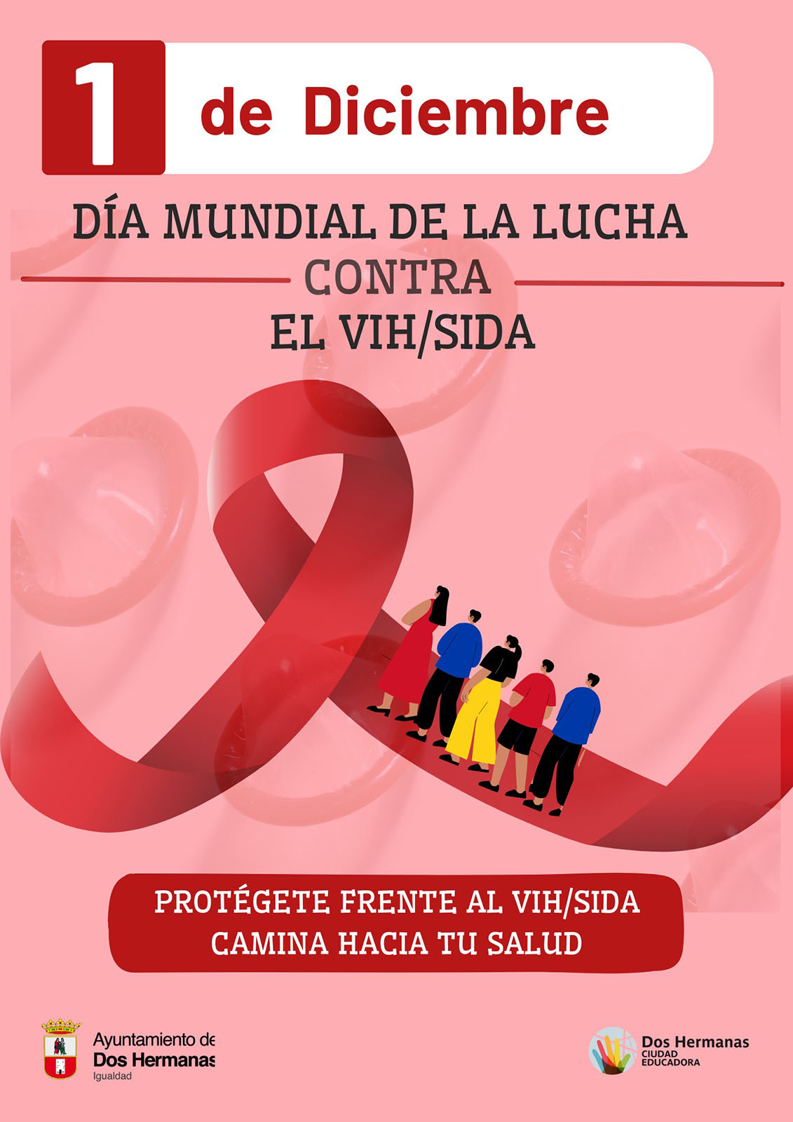 Dos Hermanas se suma al Día Mundial de la Lucha contra el Sida