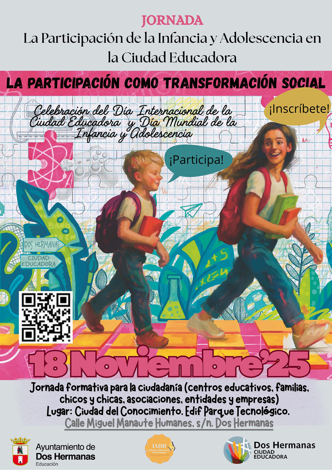La participación de la infancia y adolescencia en la Ciudad Educadora
