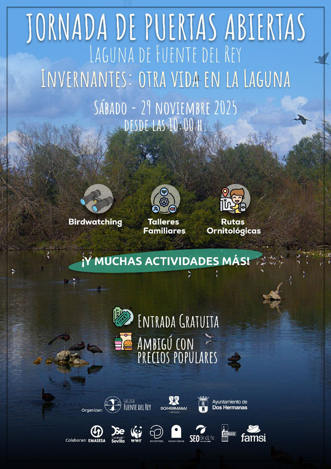Nueva fecha para la jornada de puertas abiertas en la laguna