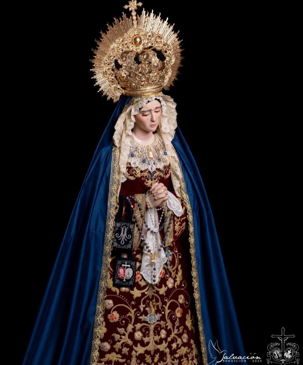 Ginés de Paula realiza su primera dolorosa como imaginero