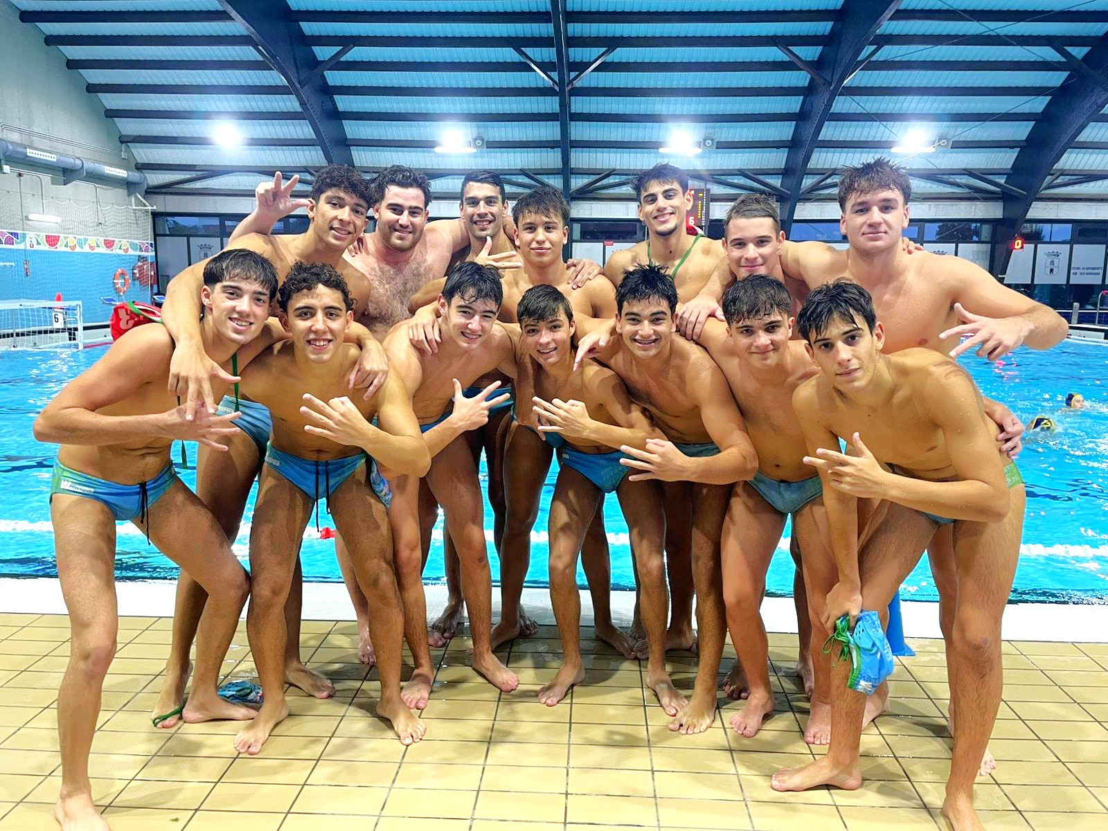 Partido sin mucha historia para el waterpolo masculino
