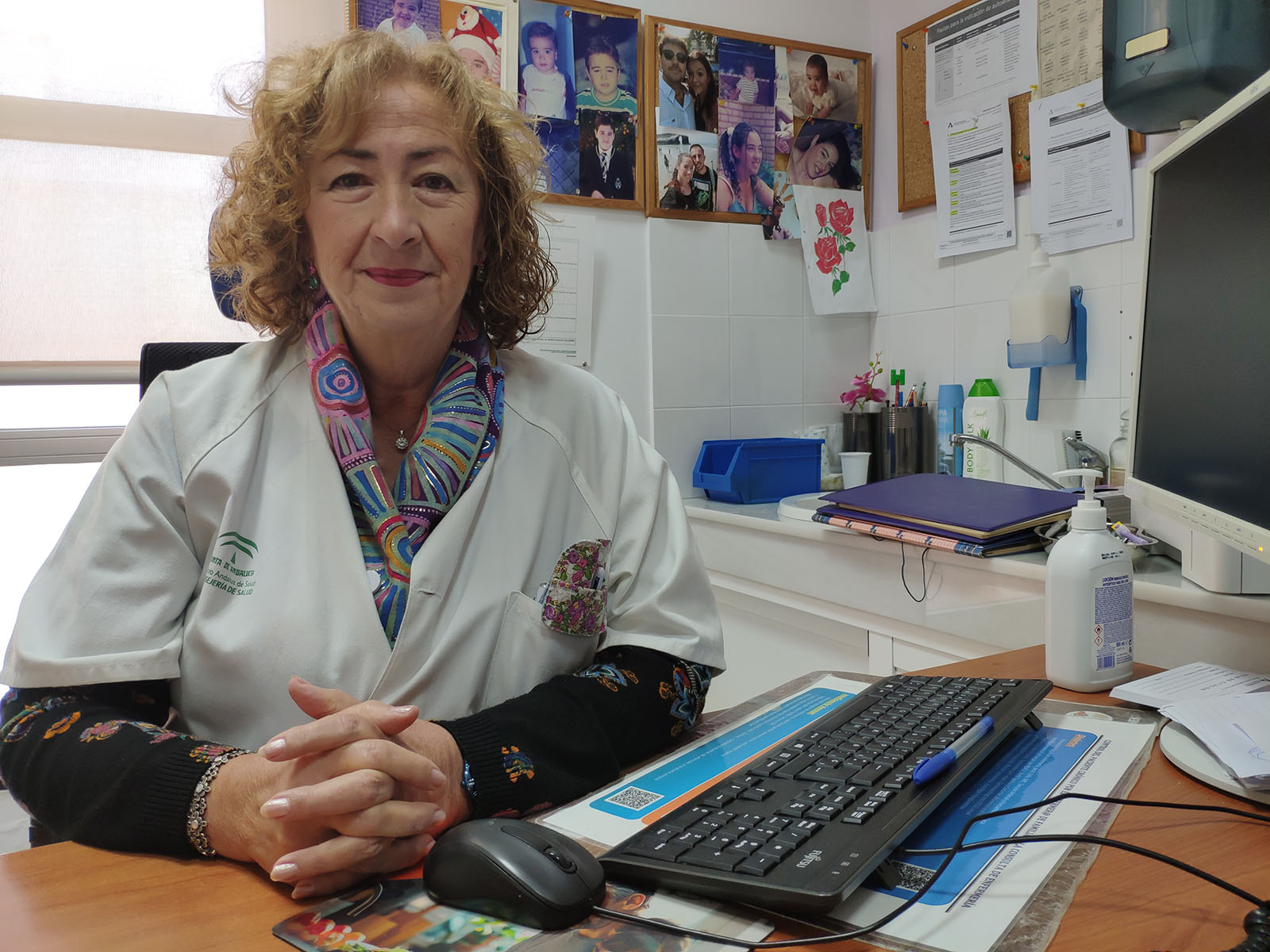 Charo Jurado, enfermera de familia