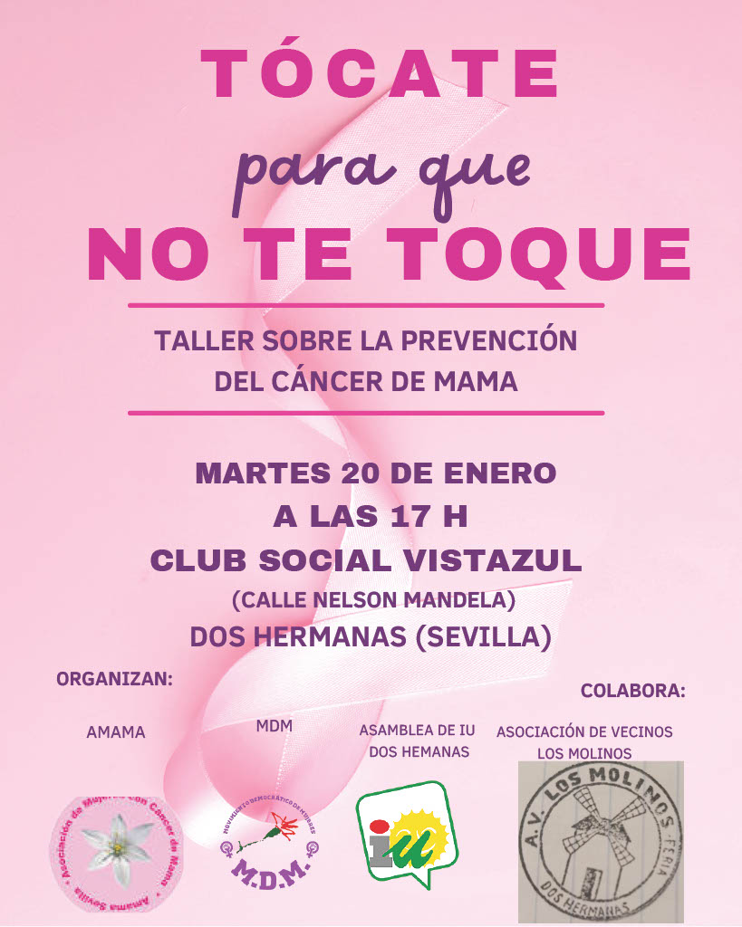 Taller de prevención sobre cáncer de mama en el Club Vistazul