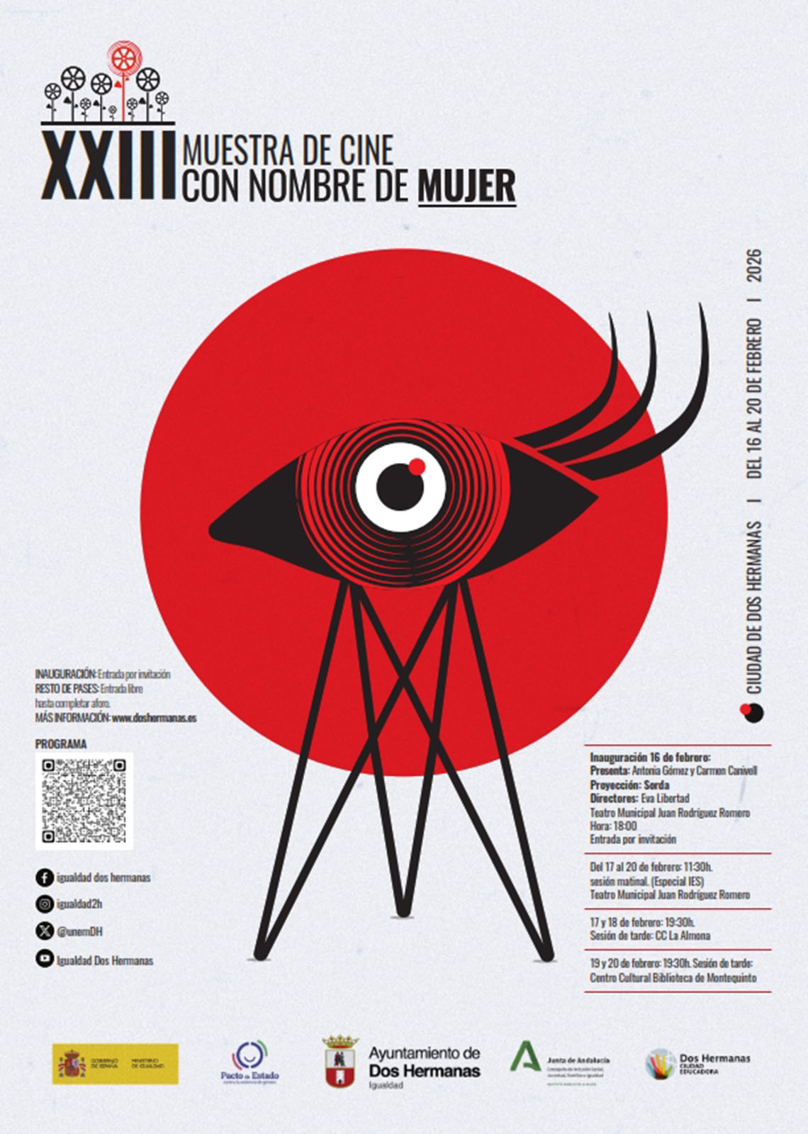 La XXIII Muestra de Cine Con Nombre de Mujer se inaugura el lunes