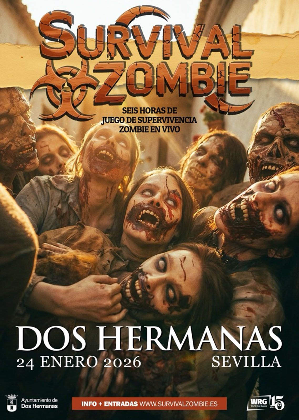 El mayor Survival Zombie de España llega a Dos Hermanas