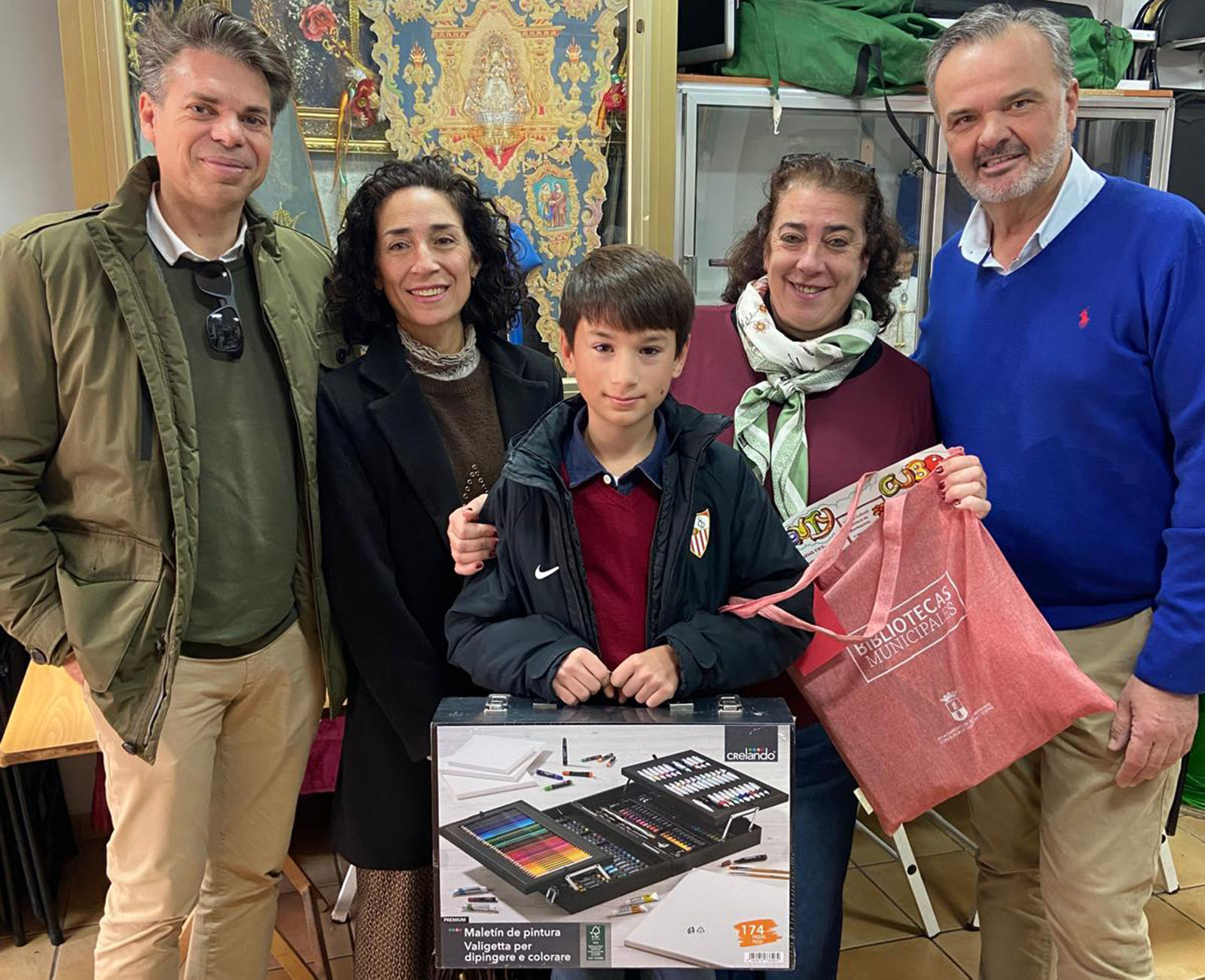 Rocío de Montequinto premió los mejores christmas escolares