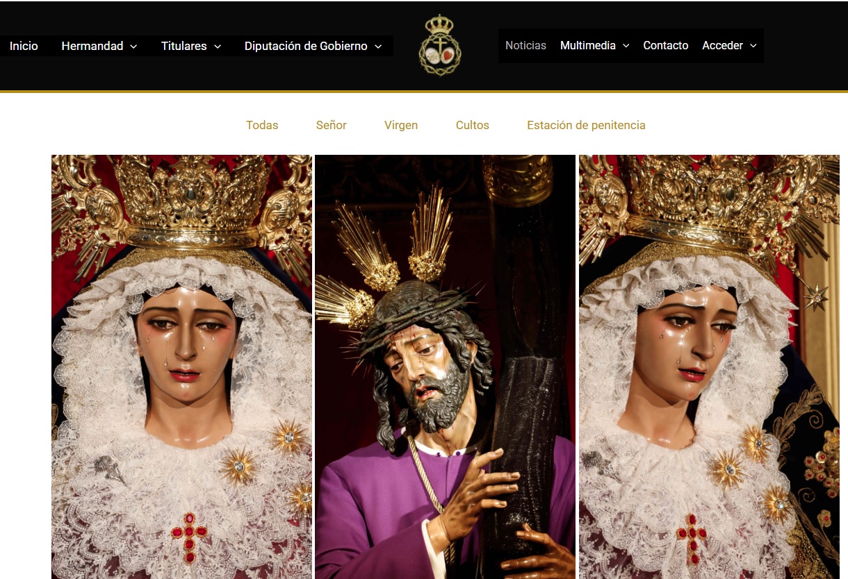 Nueva página web de la Hermandad de Pasión