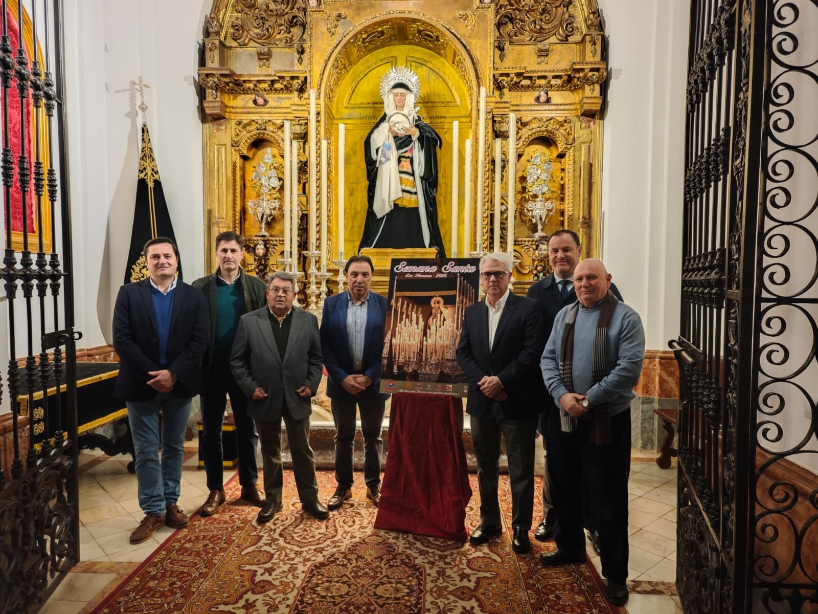 El palio de la Soledad para el cartel de los comerciantes