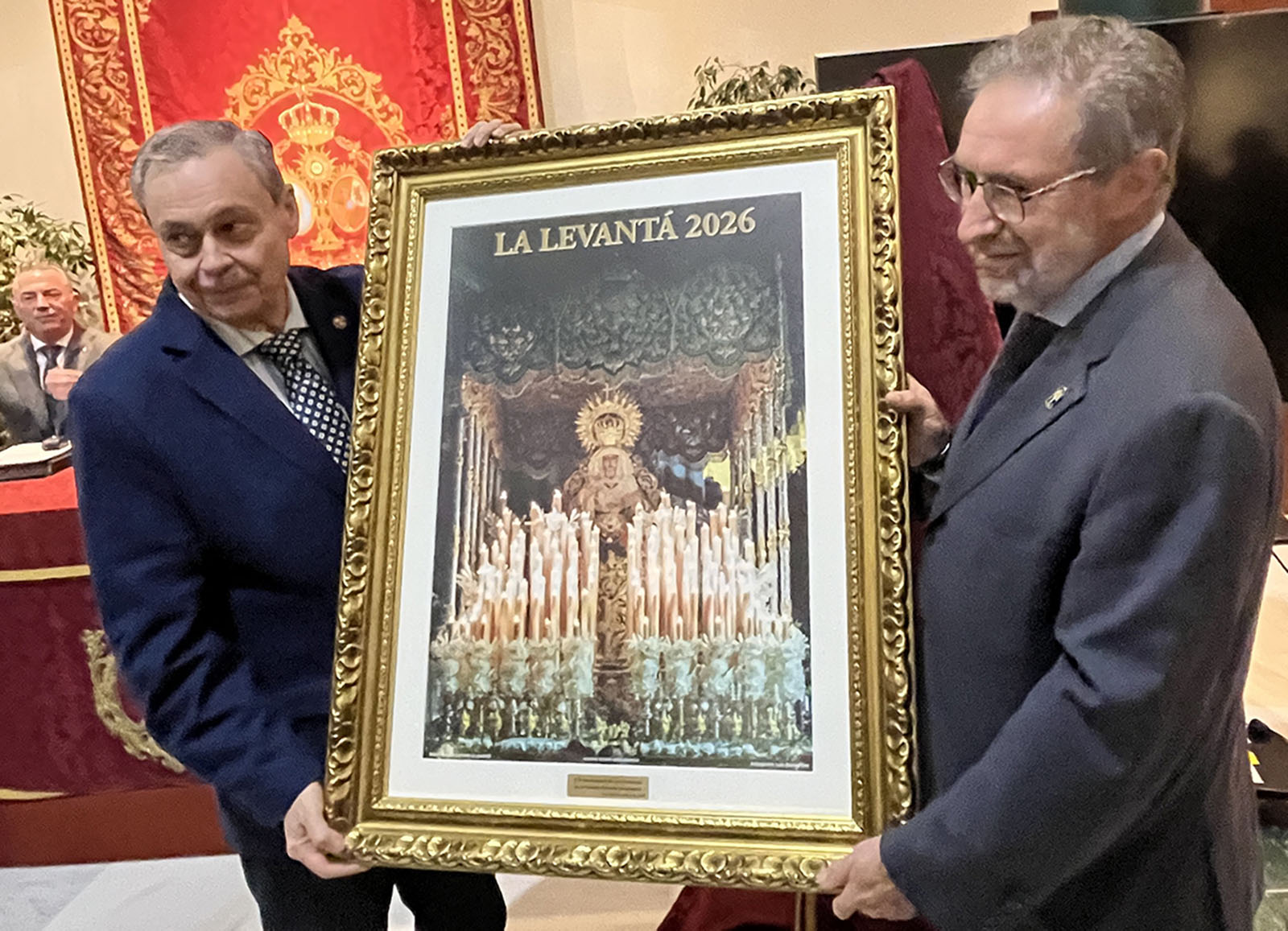 La Levantá presentó su cartel de la Semana Santa en San Bernardo