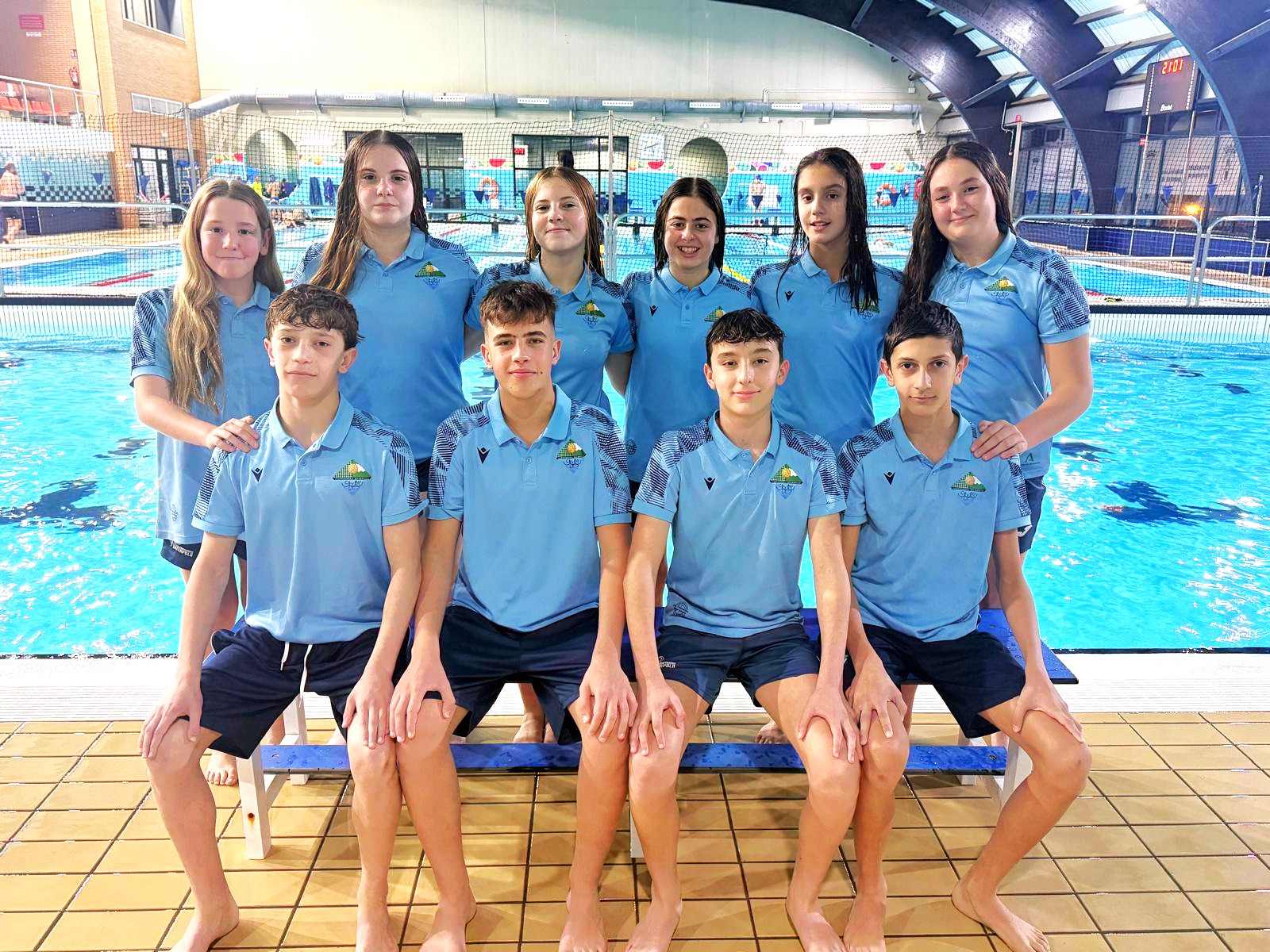 El Club Waterpolo Dos Hermanas copa la selección andaluza