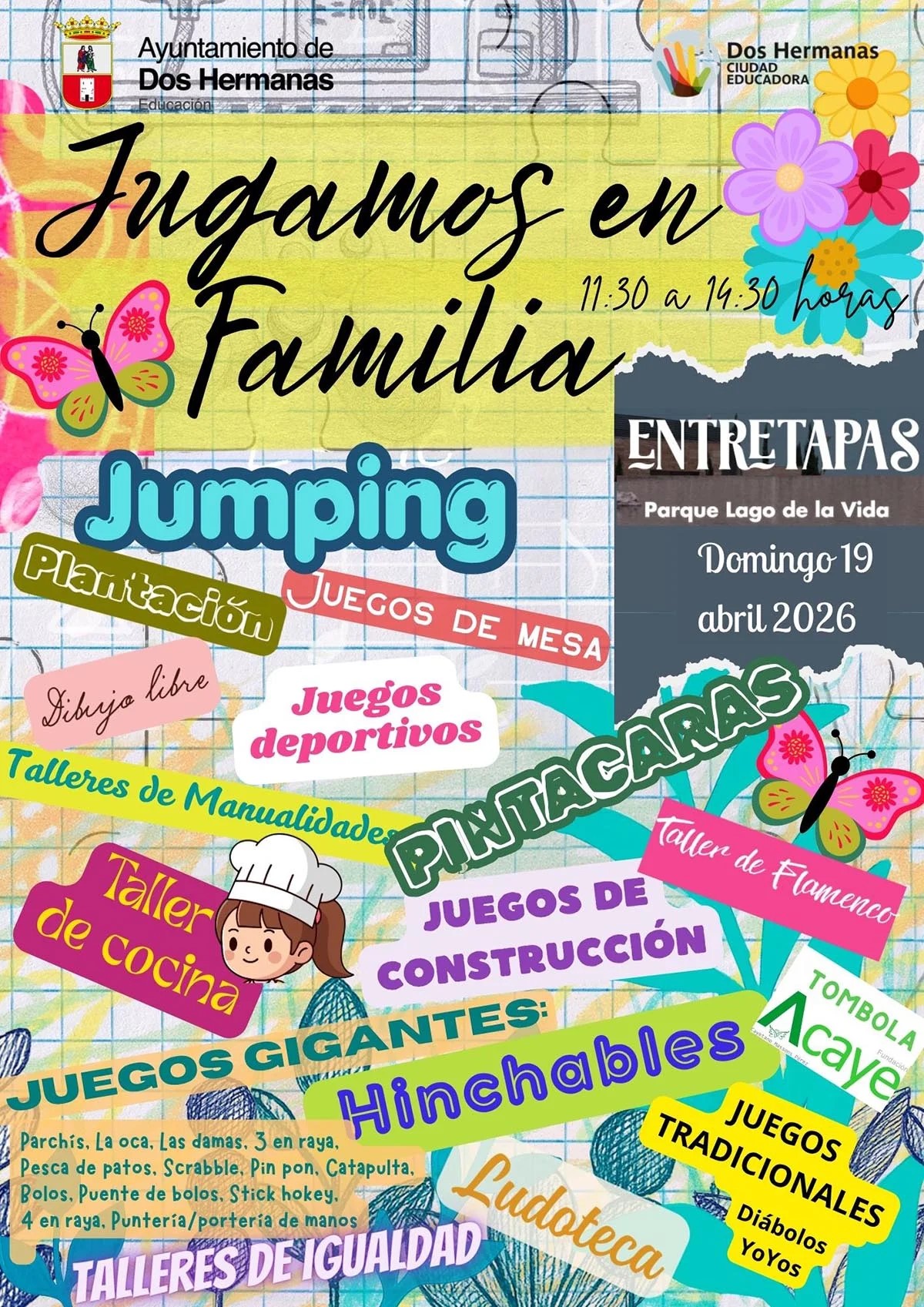El Lago de la Vida recibe el domingo a Jugamos en Familia