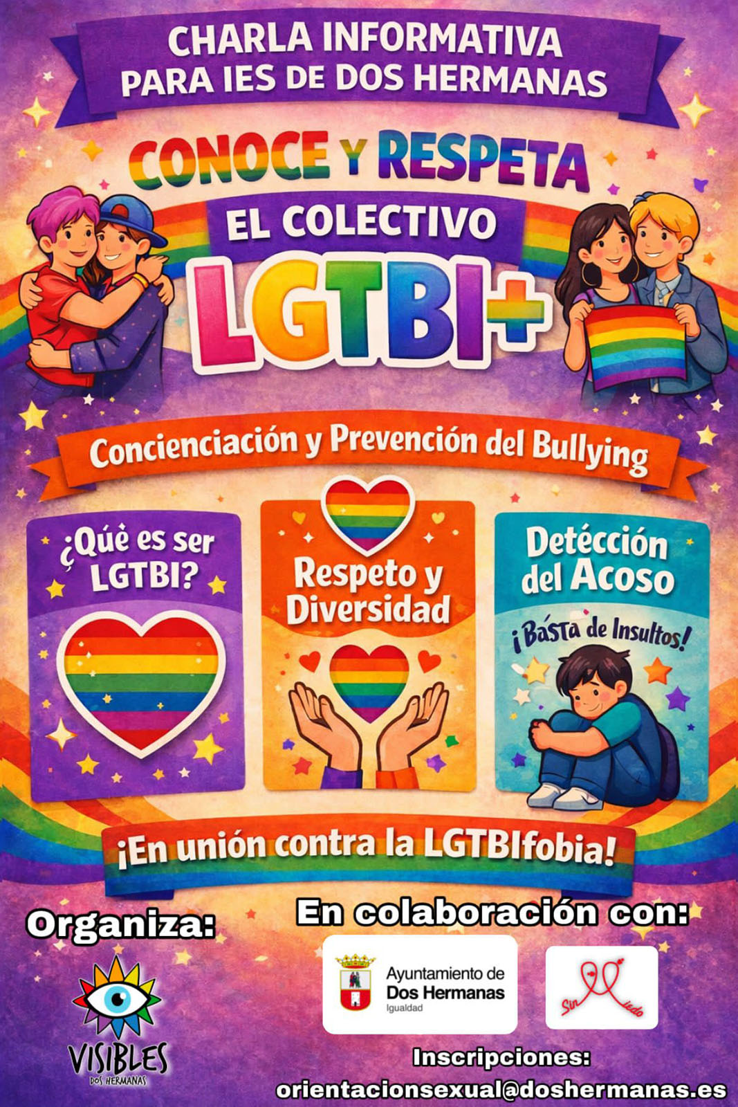 Charlas informativas para la prevención de la LGTBIfobia