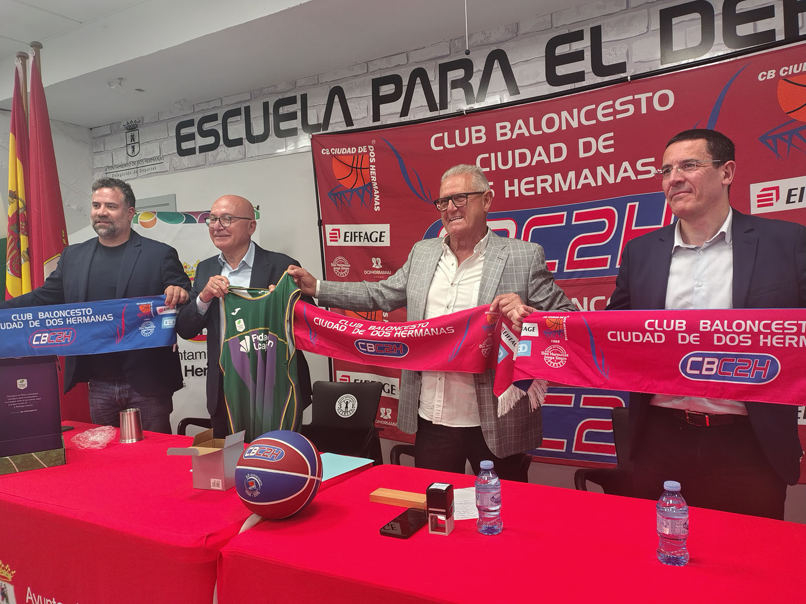 Convenio de colaboración para el crecimiento de la cantera de baloncesto