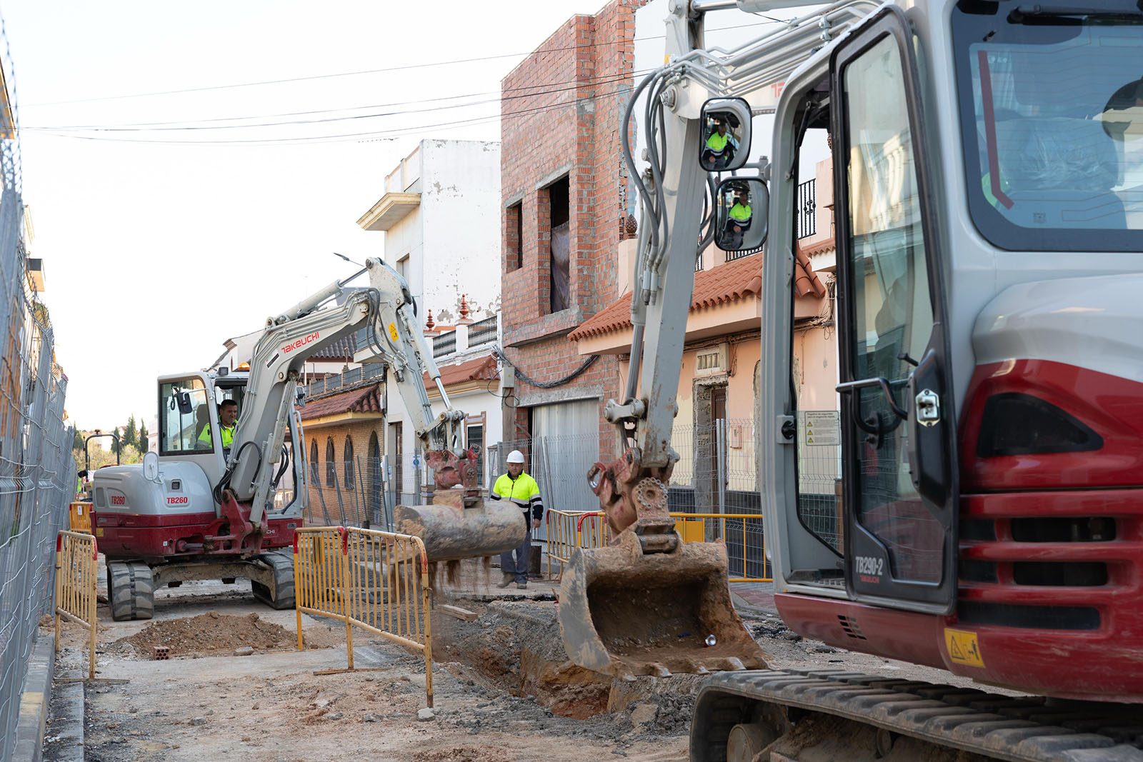 A buen ritmo las obras de mejora del saneamiento en Venta Bermeja