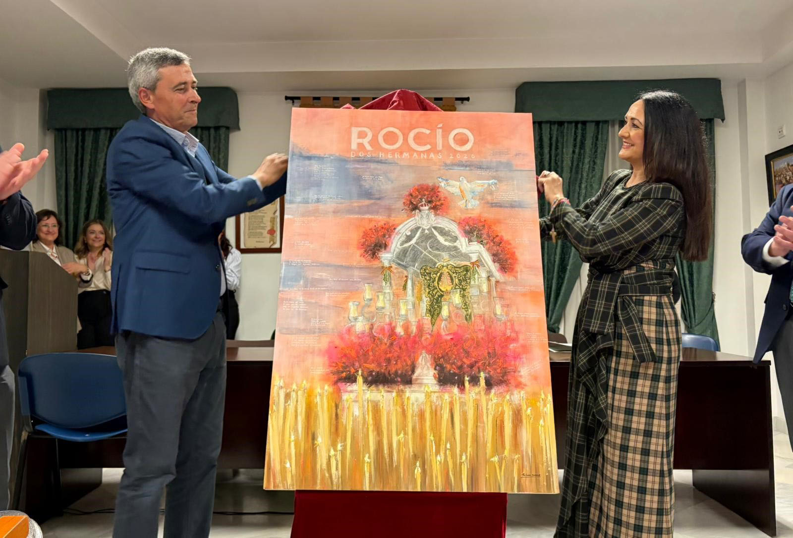 Santo Rosario por las calles para iniciar los cultos del Rocío