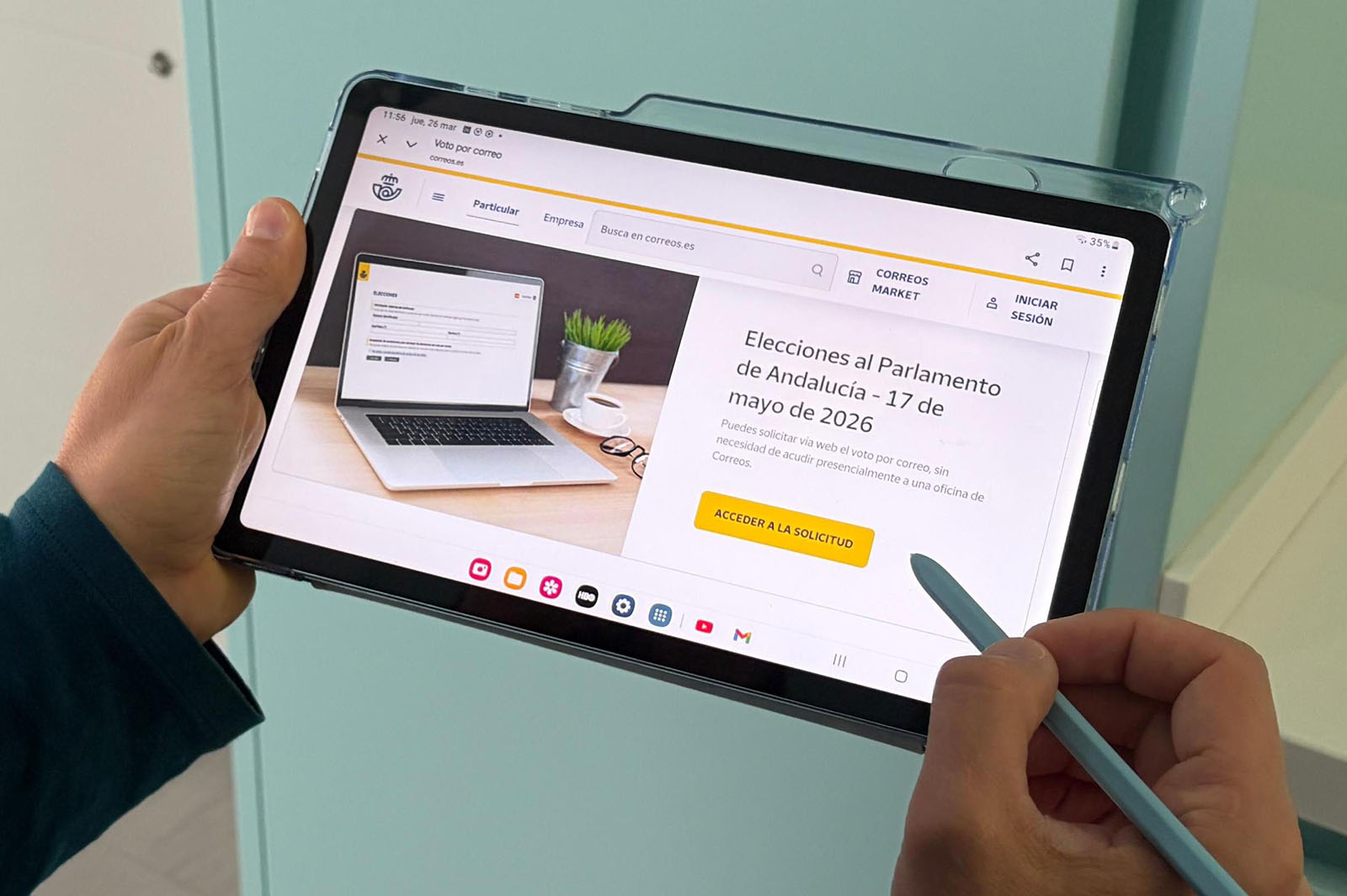 Correos abrirá sus oficinas el Jueves de Feria para facilitar el voto por correo