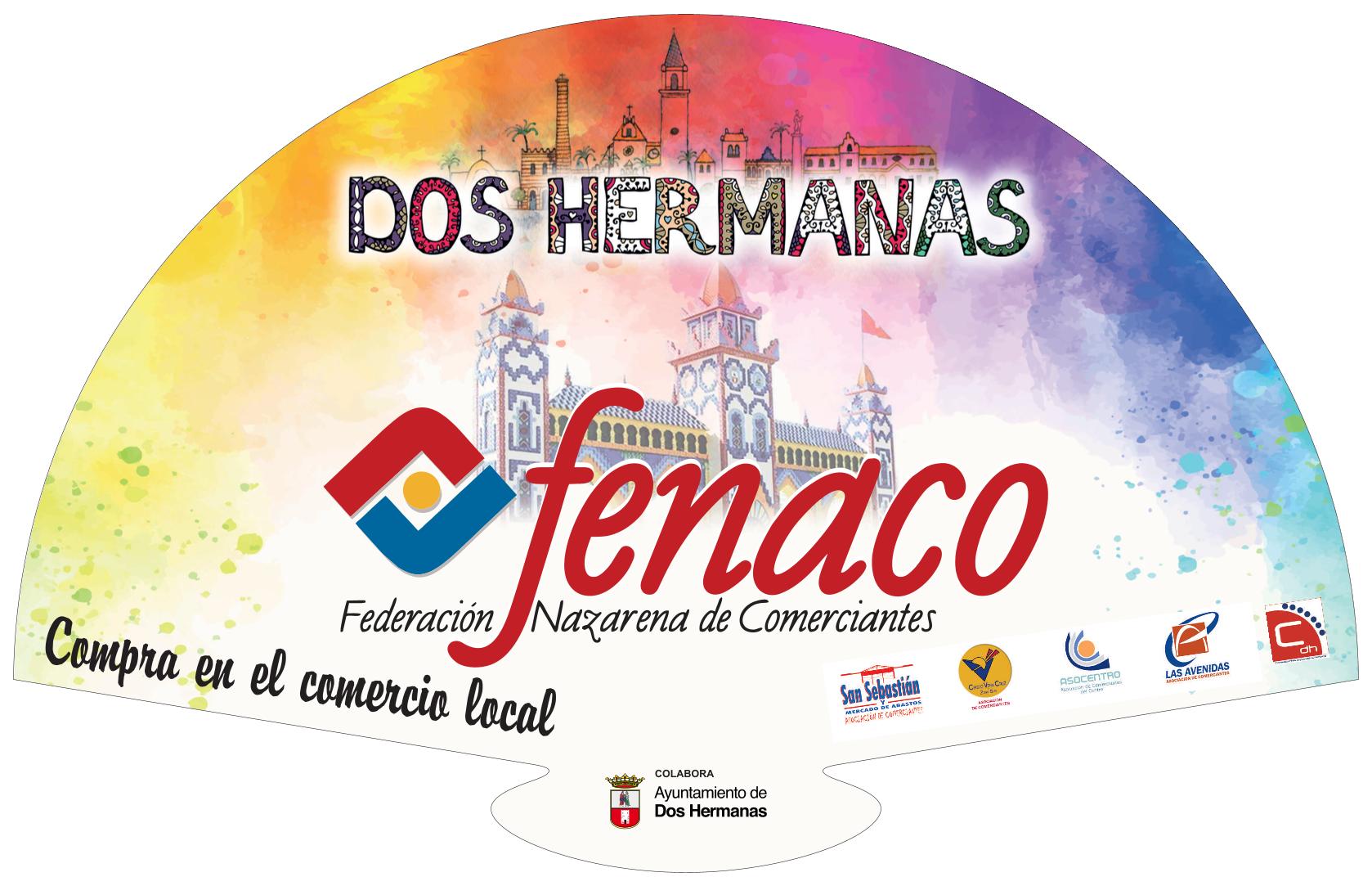 Abanicos de la Federación Nazarena de Comerciantes para la Feria