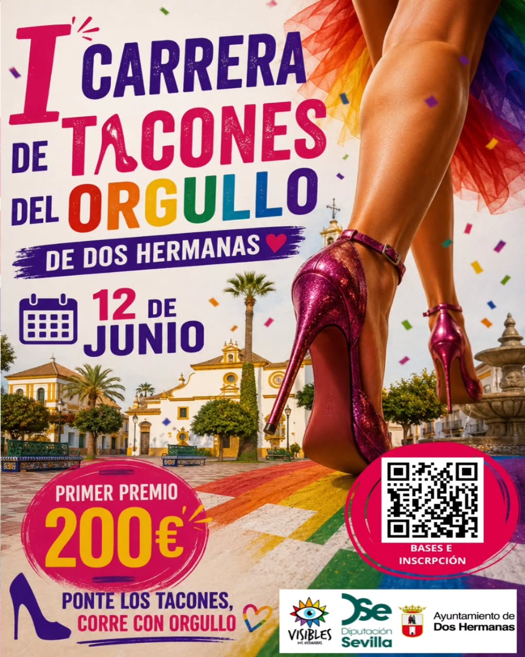 I Carrera de Tacones del Orgullo en Dos Hermanas