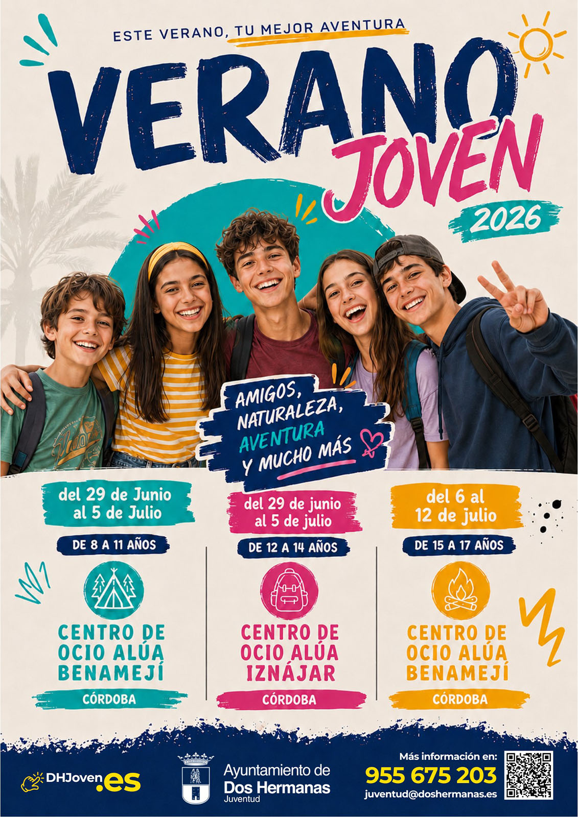 Nuevos campamentos 2026 de Verano Joven
