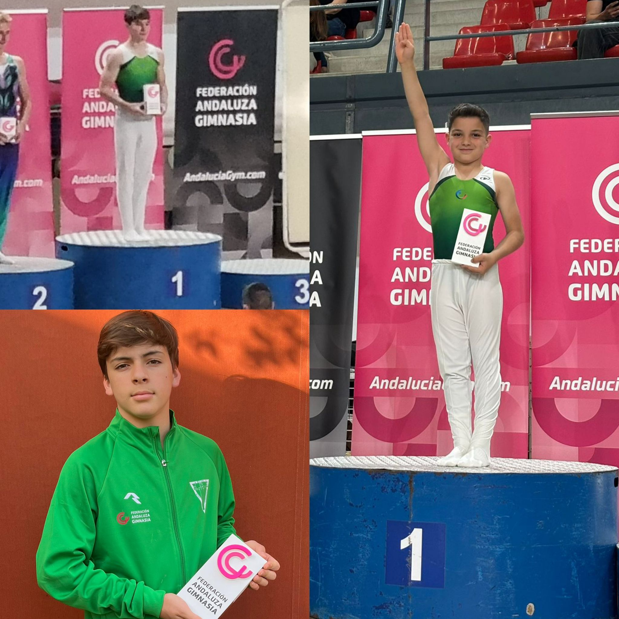 Participación de oro de gimnastas nazarenos en el Andaluz