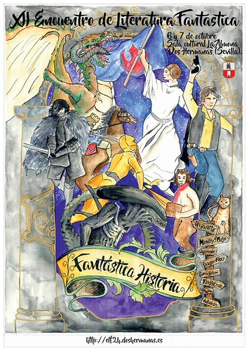 Cartel Encuentro de Literatura Fantástica 2017