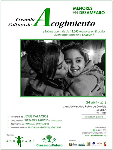 Cartel jornada acogimiento familiar Crecer con Futuro