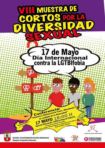 Cartel Día Interncional contra la LGTBIfobia en Dos Hermanas